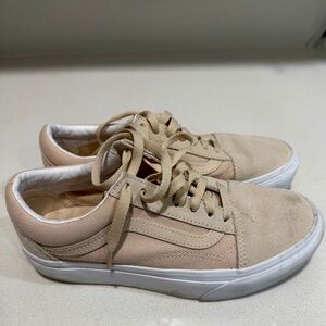 Vans Pink and White Sneakers